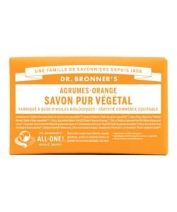 Vegetable pure solid soap - Citrus fruits-Orange BIO, 140 g