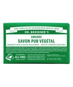 Savon solide pur végétal -  Amande BIO, 140 g