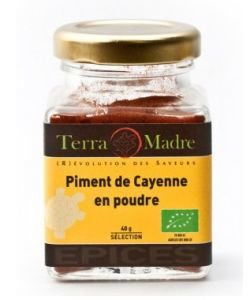 Piment de cayenne en poudre BIO, 40 g