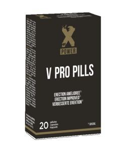 V Pro Pills - Stimulant sexuel DLUO 07/25, 20 gélules