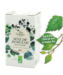 Sève de bouleau BIO, 2 litres