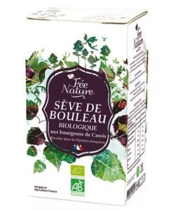 Sève de bouleau enrichie en bourgeon de cassis BIO, 2 litres