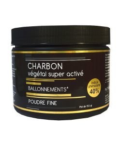 Charbon végétale super activé DLUO 01/27, 150&nbsp;g