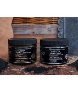 Charbon végétale super activé DLUO 01/27, 150&nbsp;g