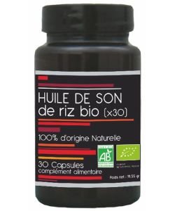 Huile de Son de riz - DLUO 04/2018 BIO, 30 gélules