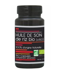 Huile de Son de riz  BIO, 150 capsules