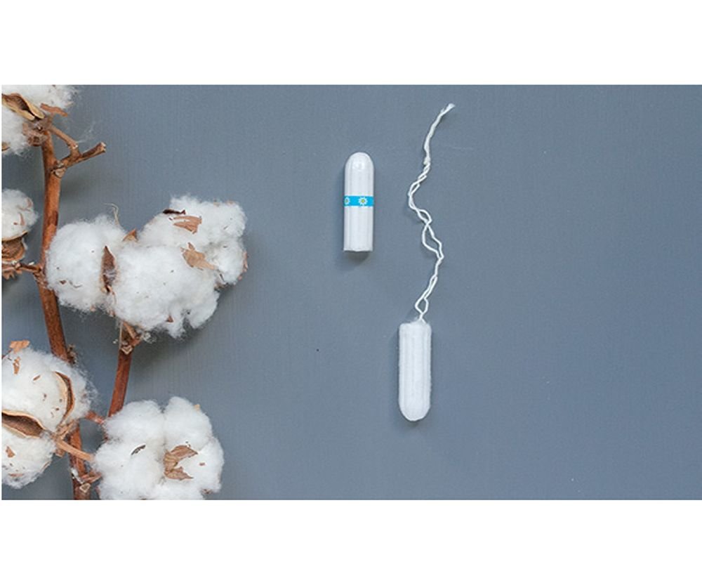 20 pads Super 100 organic cotton without applicator Natracare