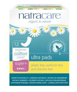 Ultra Super + sanitary napkins, 12 pieces