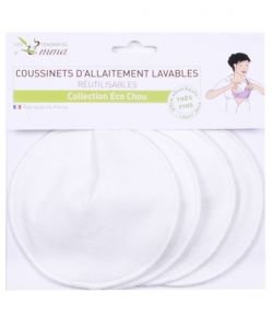 4 coussinets d'allaitement lavables, pièce