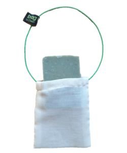 Soap bag for shower, part