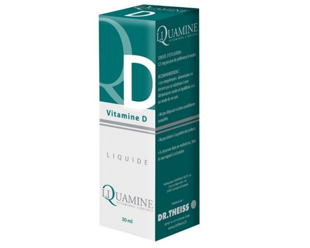 Vitamine D liquide Liquamine 30 ml