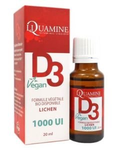 Vitamine D3 liquide 1000 UI - Vegan, 20 ml