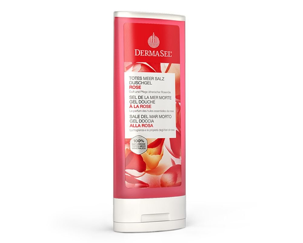 Gel douche à la Rose - DermaSel - 150 ml