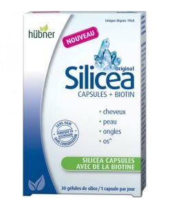 Silicea - Capsules de silice + Biotine - Emballage abîmé, 30 gélules