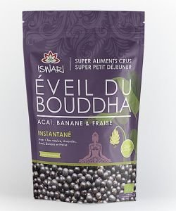 Eveil du Bouddha - Petit déjeuner Açaï, Banane, Fraise BIO, 360 g
