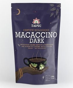 Macaccino Dark - Hot drink BIO, 250 g