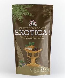 Exotica - Fèves de cacao au sucre de coco BIO, 100 g