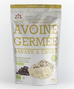 Avoine germée - Petit déjeuner Banane & Cacao BIO, 400 g