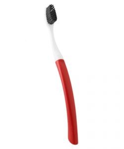 Brosse à dents à tête interchangeable médium Rouge