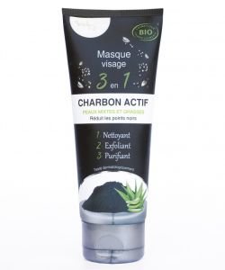 Activated Charcoal 3 in 1 Face Mask BIO, 100 ml