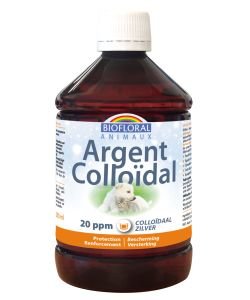 Argent Colloïdal 20 ppm - Animaux, 500 ml