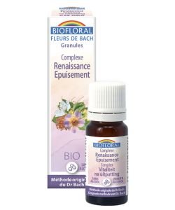 Complexe n°18: Renaissance, épuisement (granules sans alcool) BIO, 10 ml