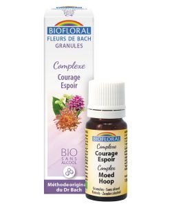 Complexe n°4 : Courage, Espoir (granules sans alcool) BIO, 10 ml
