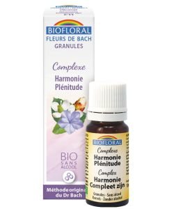 Complexe n°11 : Harmonie, Plénitude (granules sans alcool) BIO, 10 ml
