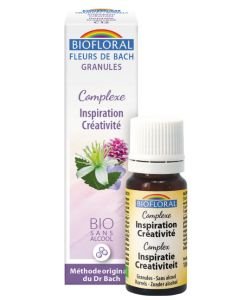 Complexe n°12 : Inspiration, Créativité (granules sans alcool) BIO, 10 ml