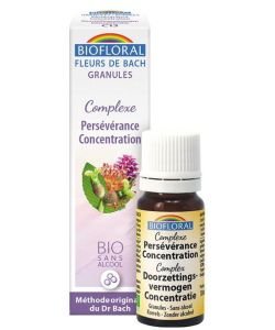 Complexe n°13 : Persévérance, Concentration (granules sans alcool) BIO, 10 ml