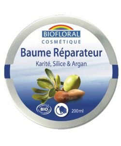 Baume réparateur (karité, silice & argan) BIO, 200 ml