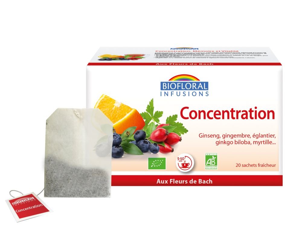 Infusion Elixir Force/Vitalité/Energie bio (20 sachets) - Biofloral