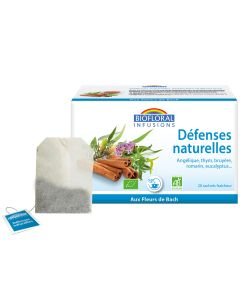 Infusions Défenses naturelles BIO, 20 sachets