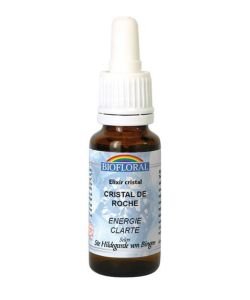 Rock Crystal - Crystal Elixir No. 8 - Energy, Clarity BIO, 20 ml