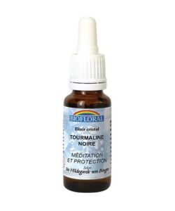 Black Tourmaline - Crystal Elixir No. 25 - Meditation, protection BIO, 20 ml