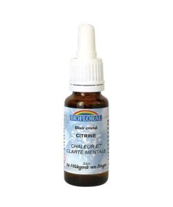 Citrine - Crystal Elixir No. 27 - Heat, mental clarity BIO, 20 ml