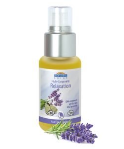 Huile corporelle aux fleurs de Bach : Relaxation BIO, 50 ml