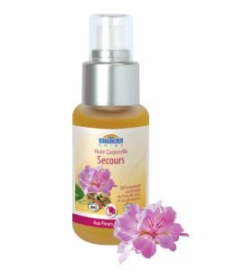 Huile corporelle aux fleurs de Bach,  : Remède de secours BIO, 50 ml