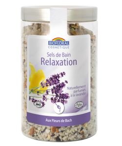 Sels de bain aux fleurs de Bach : Relaxation BIO, 320 g