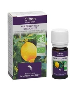Citron (Citrus limonum) - Huile essentielle chémotypée BIO, 10 ml
