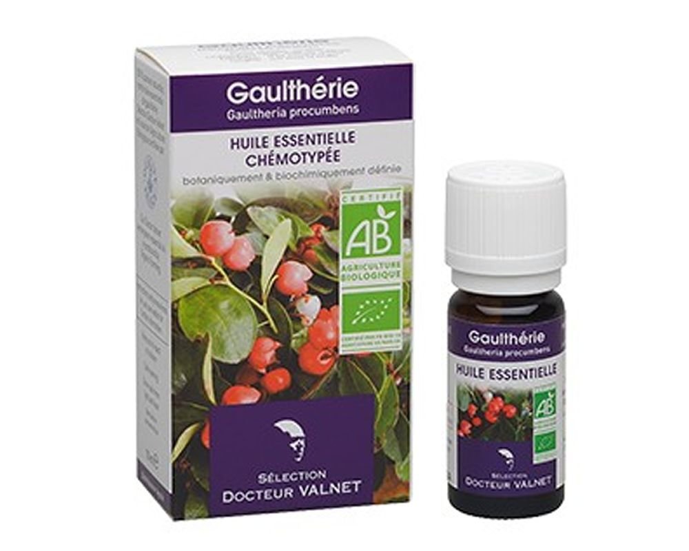 Huile essentielle de Gaulthérie - Docteur Valnet - bio - 10ml