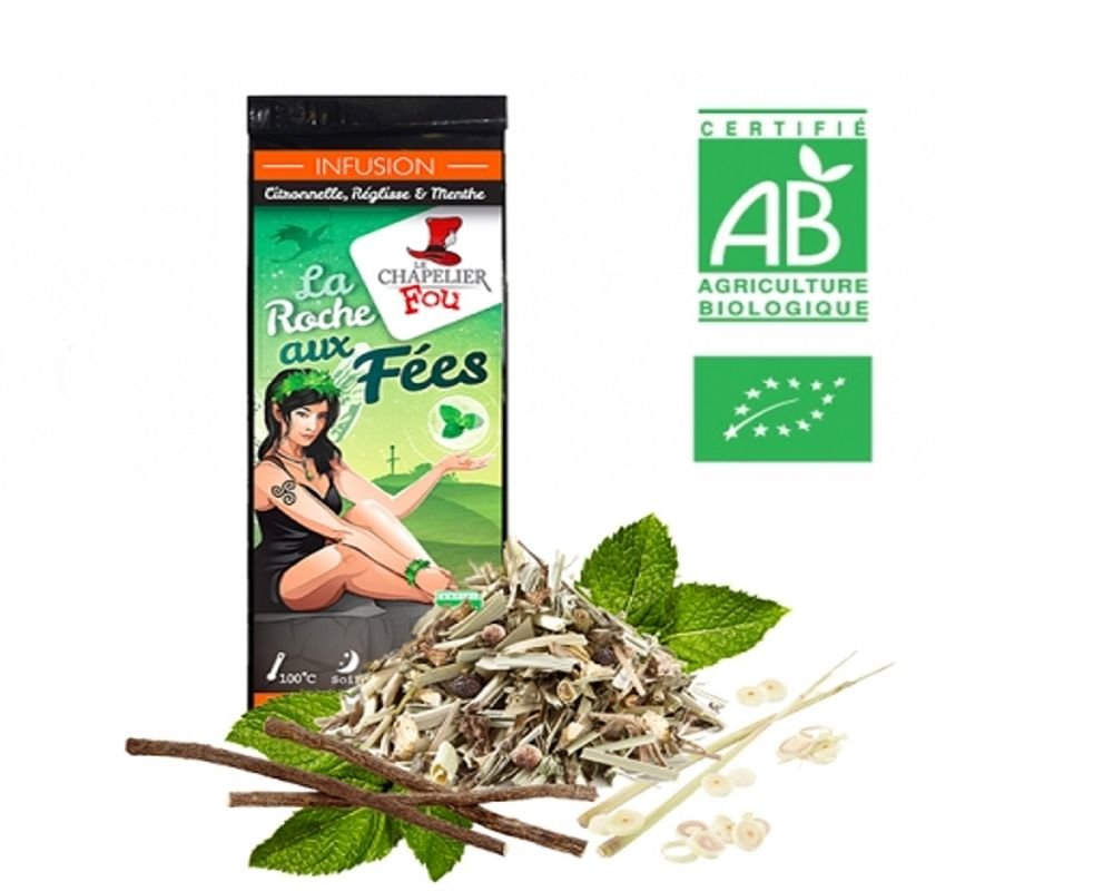 La roche aux Fées - Infusion - Le Chapelier Fou - bio - 100g