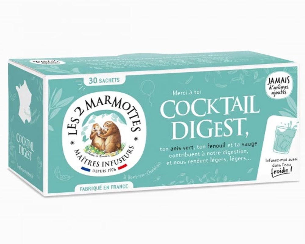 Cocktail Digest - Les 2 Marmottes - 30 sachets