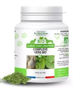 Complexe Vers - Chiens et chats - DLUO 03/2025 BIO, 100 g