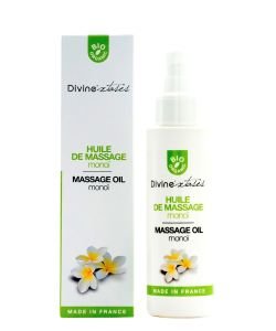 Huile de Massage Monoï - DLUO 08/25 BIO, 100 ml
