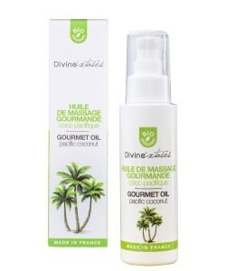 Huile de Massage Gourmande Coco Pacifique DLUO 04/26 BIO, 100&nbsp;ml