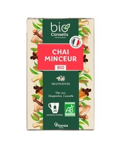 Infusion Chaï Minceur Bio - DLUO 11/25 BIO, 20 sachets