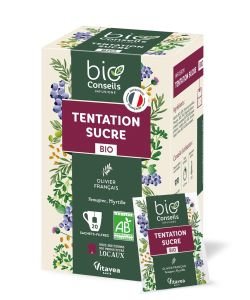 Infusion Tentation sucre - Emballage abîmé BIO, 20 sachets