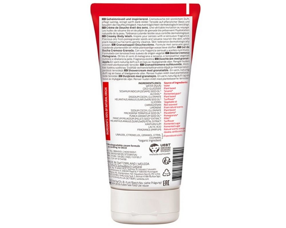 Crème De Douche WELEDA à La Grenade 400ml - Neuf
