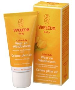 Calendula cream outdoors